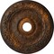 Ekena Millwork Swindon Ceiling Medallion (Fits Canopies up to 6 1/8"), Hand-Painted Rust, 24"OD x 4"ID x 1 1/2"P CM24SWRUS - alternate 1